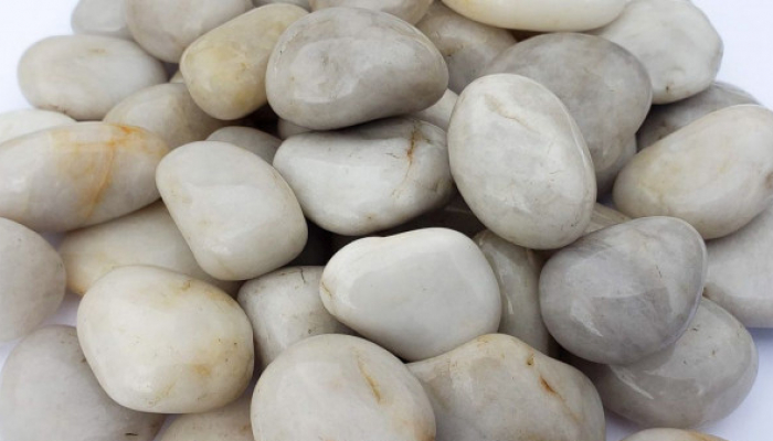 Super Polished White Stone | MDI Rock