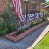 Tierra Norte Pavers _ Mesa wall capped with Sedona Red Falgstone